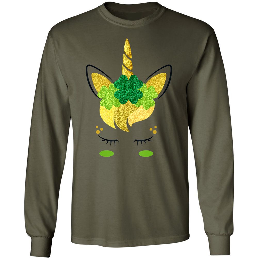 Long Sleeve T-Shirt - 8SQAH8N4 - Military Green - 7