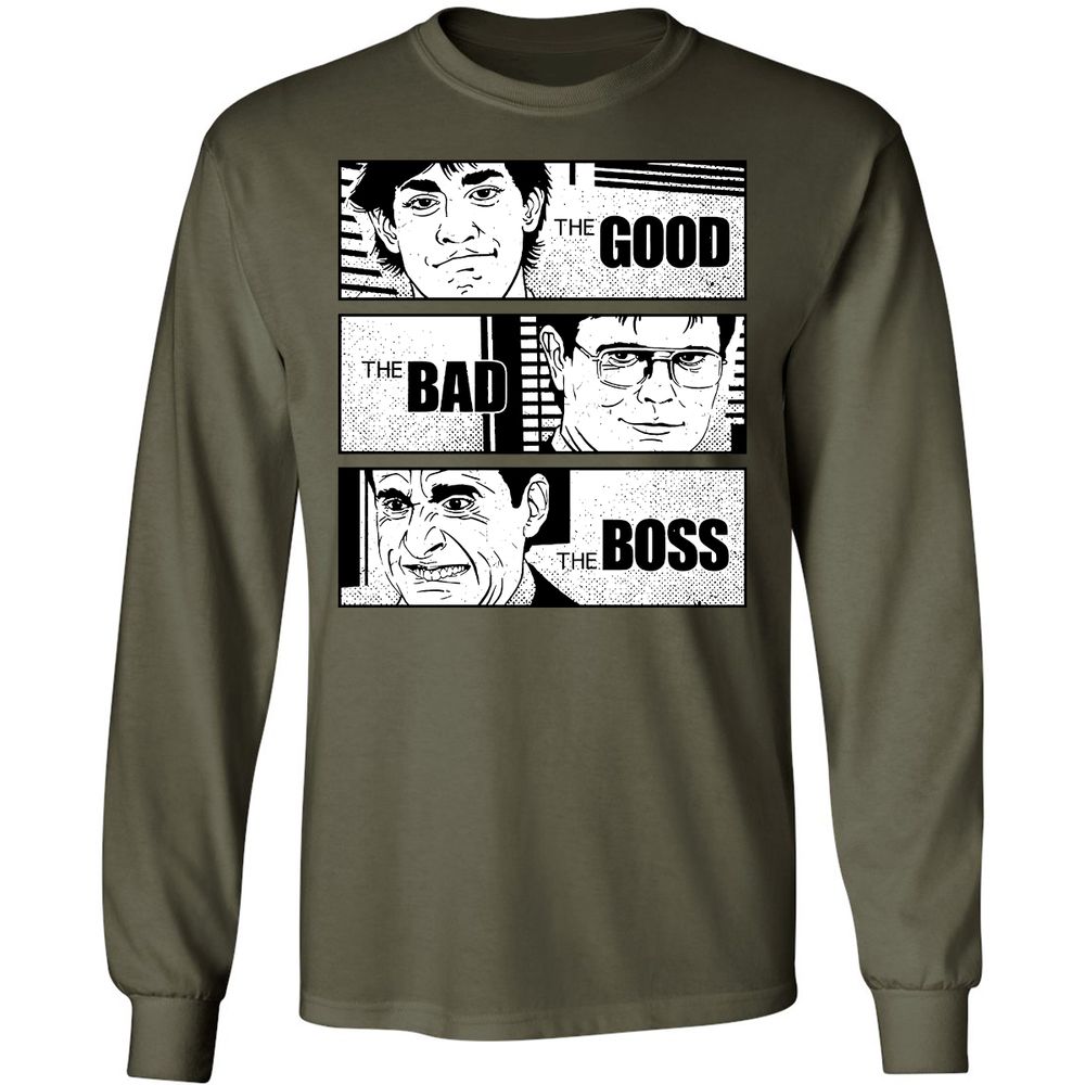 Long Sleeve T-Shirt - 8347BQJ3 - Military Green - 7