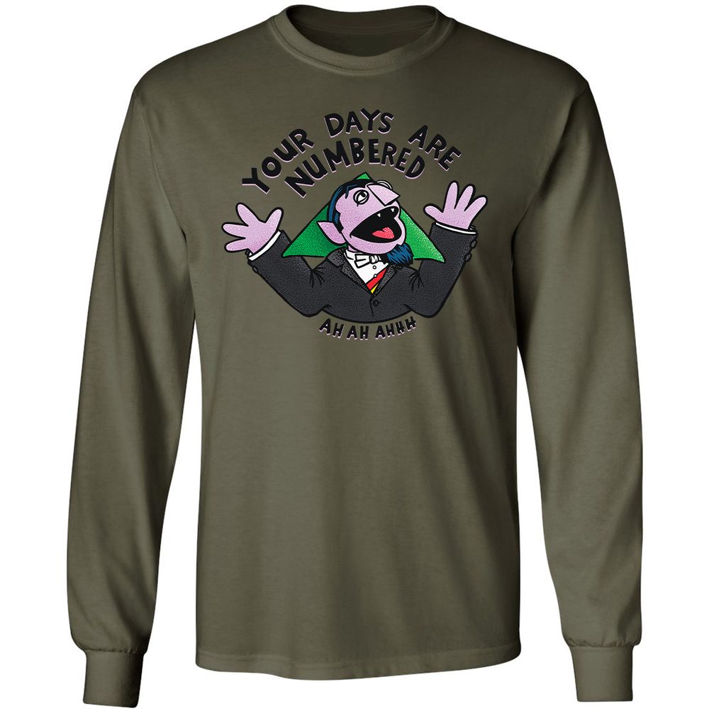 Long Sleeve T-Shirt - T47A1WUC - Military Green - 7
