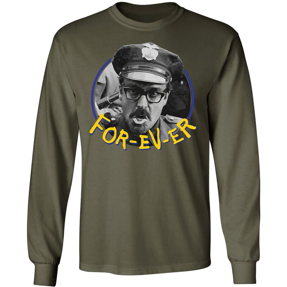 Long Sleeve T-Shirt - H4VT5YK4 - Military Green - 7