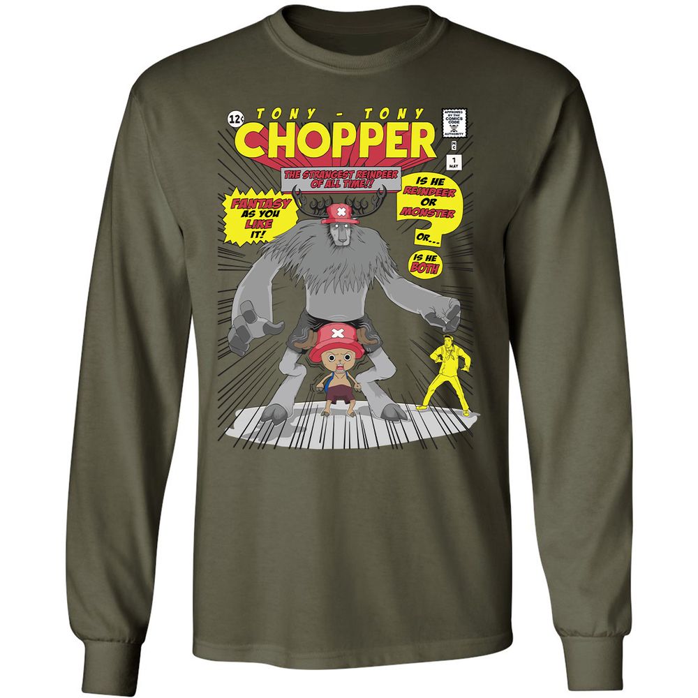 Long Sleeve T-Shirt - SJ7Z1CY7 - Military Green - 7