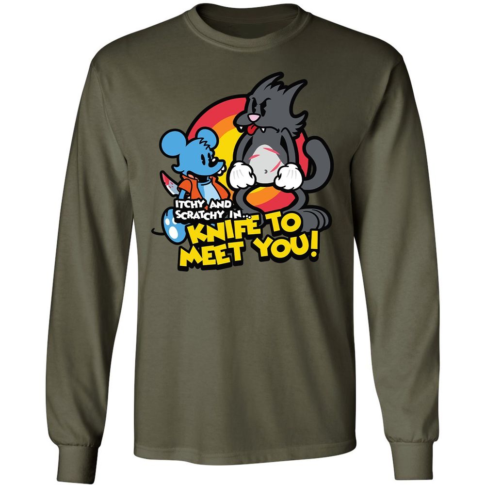 Long Sleeve T-Shirt - Y6GZ2438 - Military Green - 7