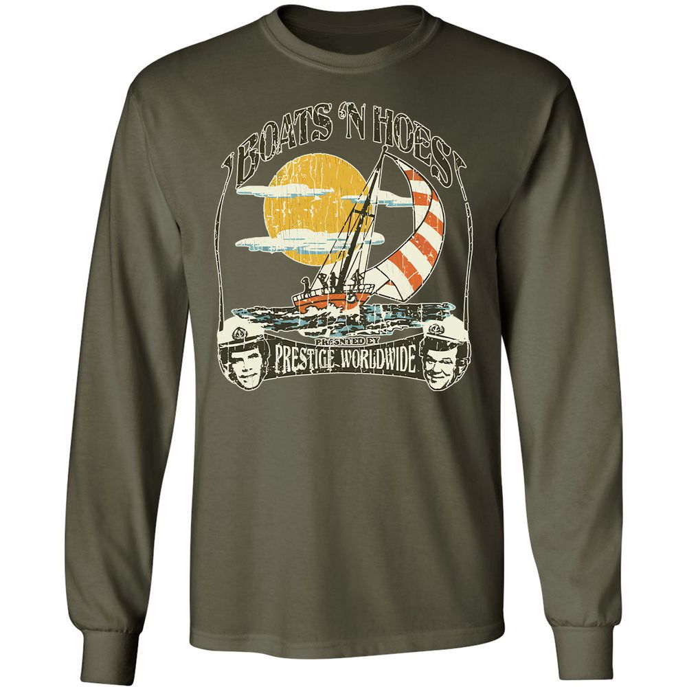 Long Sleeve T-Shirt - X3V1BWQX - Military Green - 7