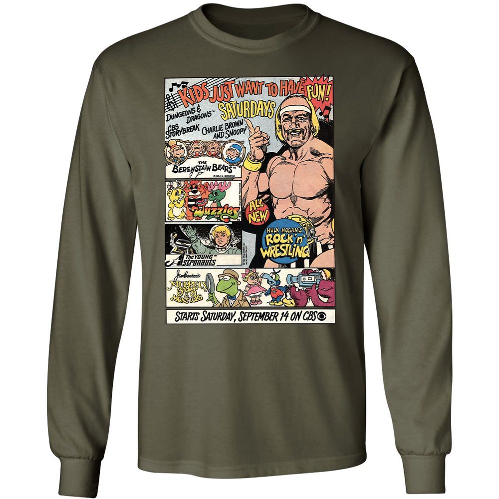 Long Sleeve T-Shirt - XJR5BV52 - Military Green - 7