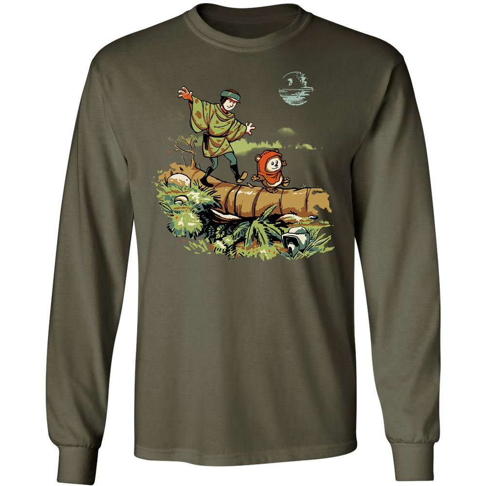 Long Sleeve T-Shirt - P4KFTRH5 - Military Green - 7
