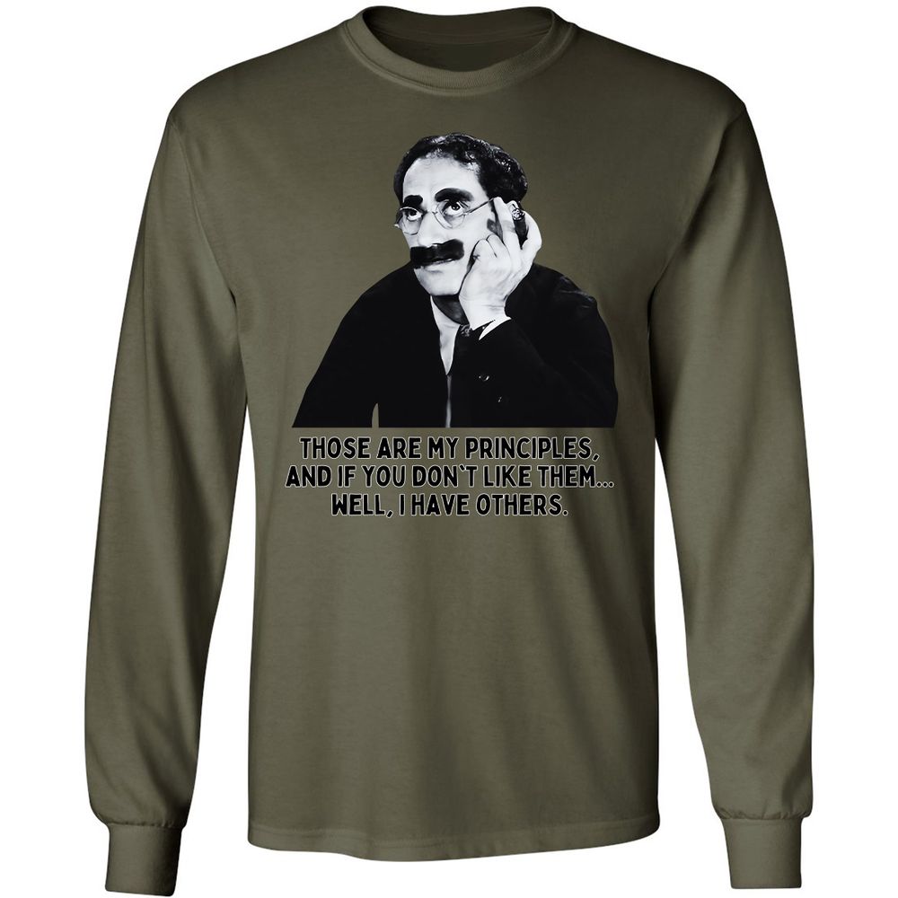 Long Sleeve T-Shirt - NRZGMQT2 - Military Green - 7