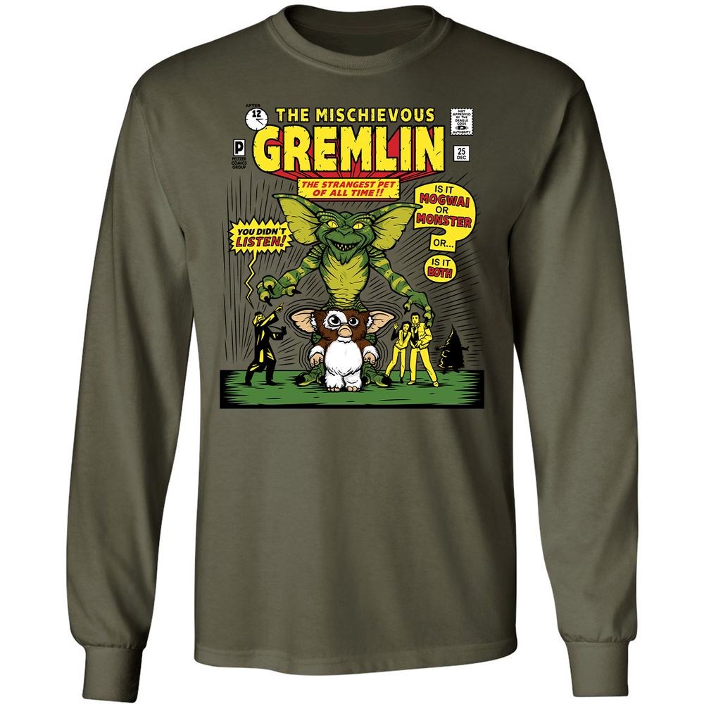 Long Sleeve T-Shirt - 4YDMUJAS - Military Green - 7