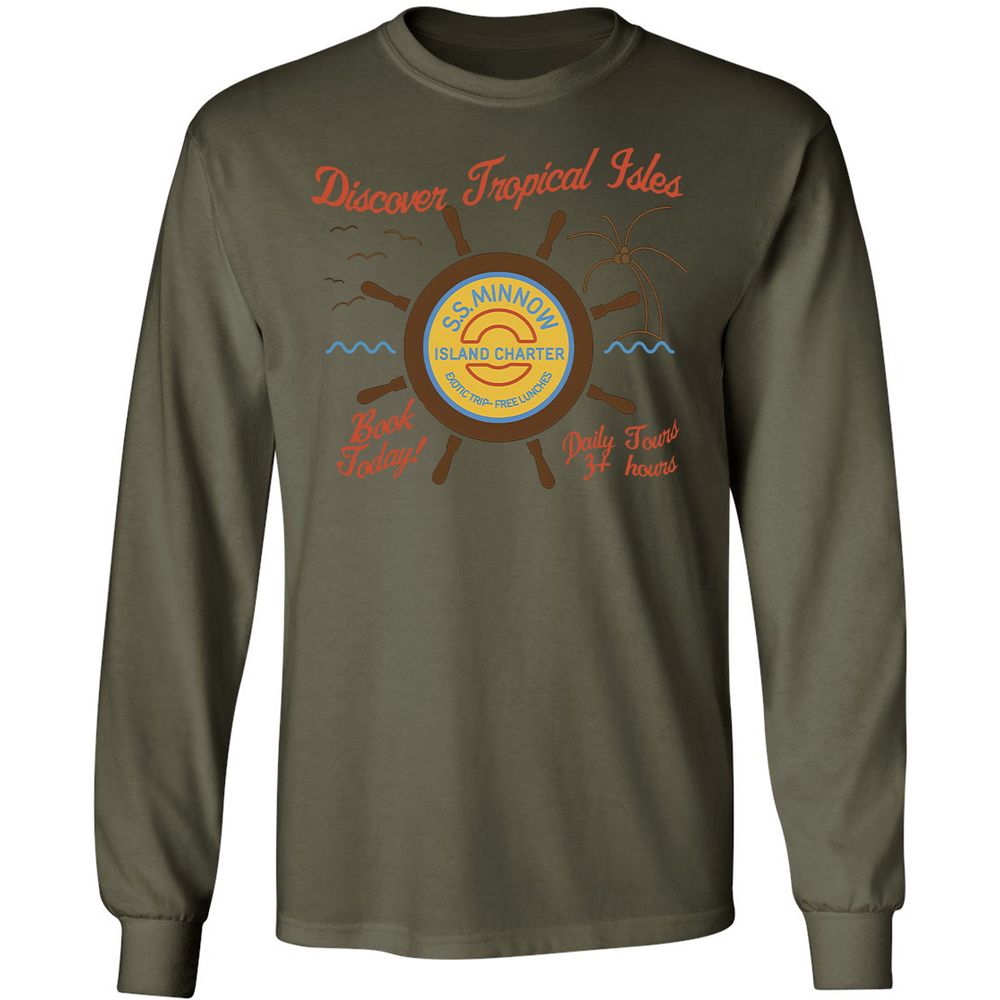 Long Sleeve T-Shirt - NQW8V4CK - Military Green - 7