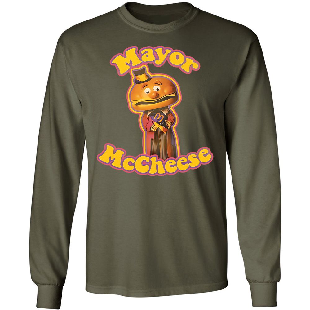 Long Sleeve T-Shirt - GD6CKUUX - Military Green - 7