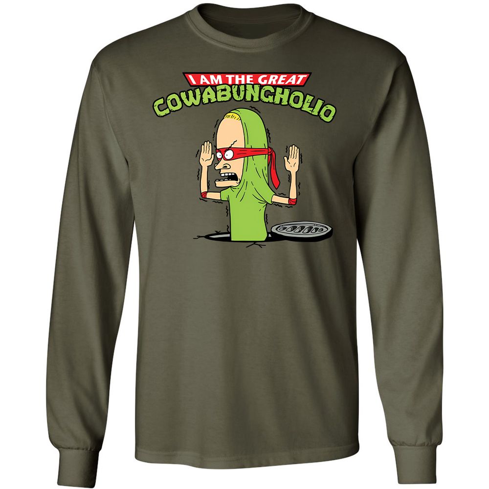 Long Sleeve T-Shirt - 4SRUUFUN - Military Green - 7