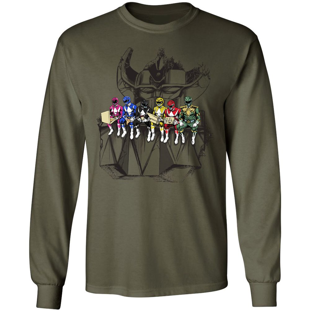 Long Sleeve T-Shirt - 5YDQ5CJM - Military Green - 7