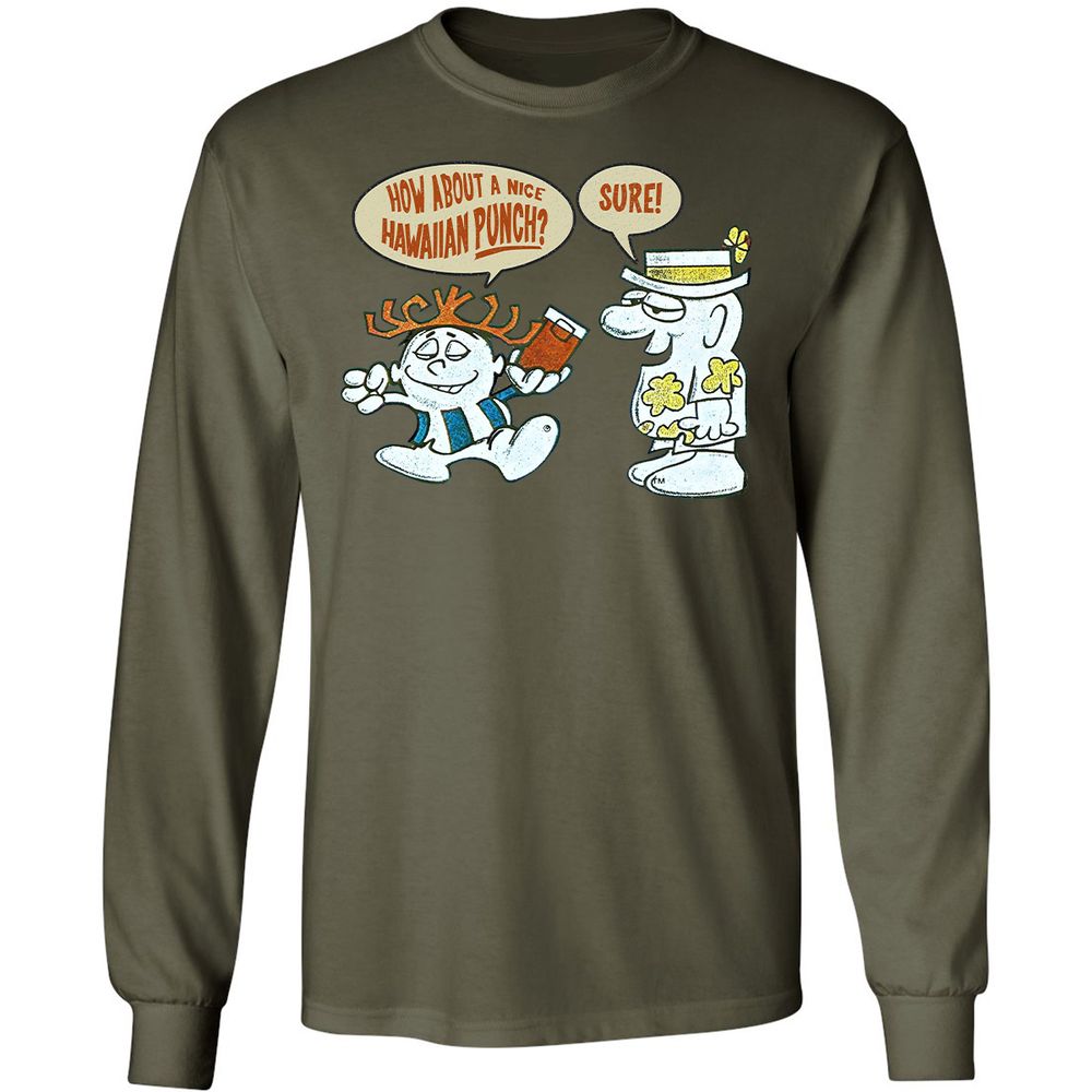 Long Sleeve T-Shirt - 1VK5DK9Y - Military Green - 7
