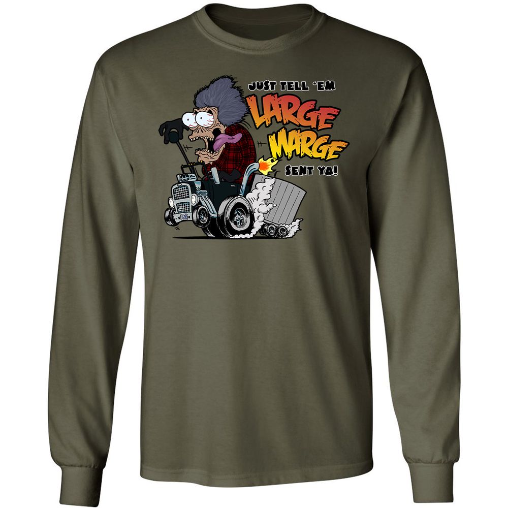 Long Sleeve T-Shirt - 6ESRHJCR - Military Green - 7