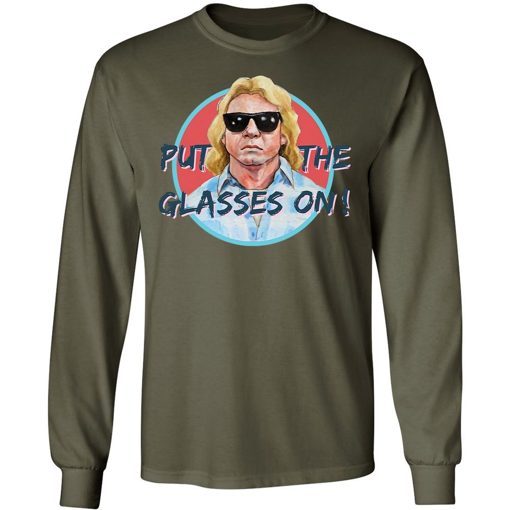 Long Sleeve T-Shirt - 8Q5HPNMN - Military Green - 7