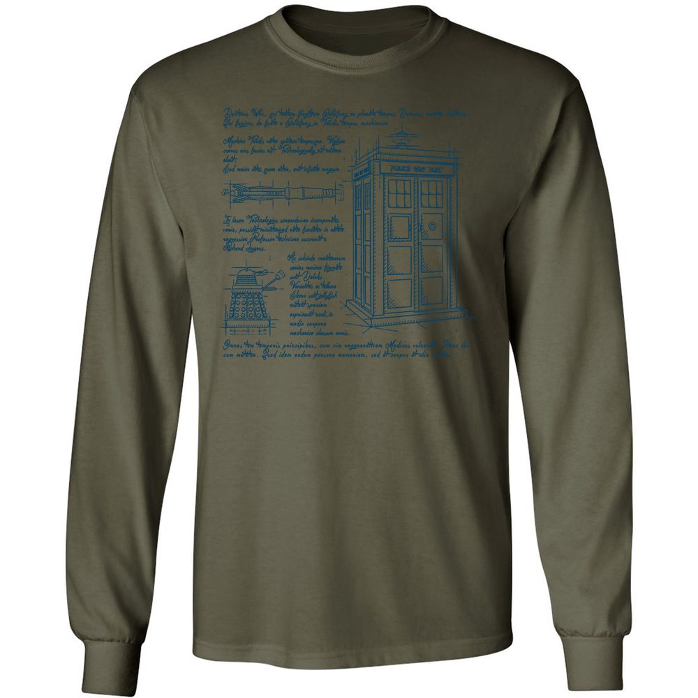 Long Sleeve T-Shirt - L3FX39VE - Military Green - 7