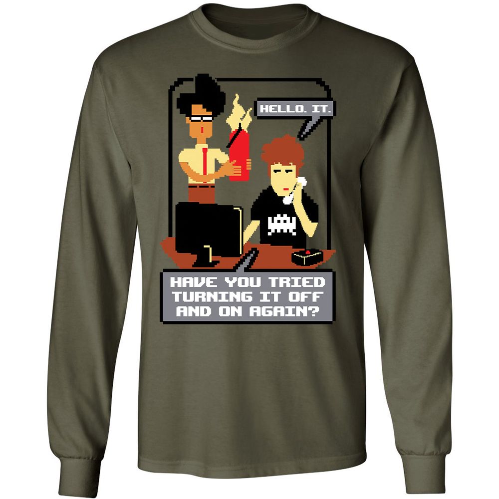 Long Sleeve T-Shirt - SQRDPTT9 - Military Green - 7