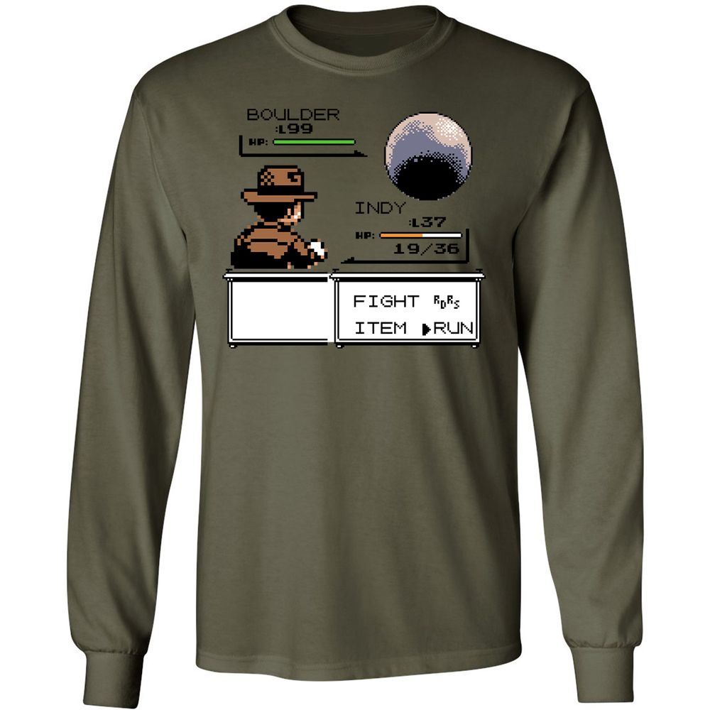 Long Sleeve T-Shirt - LBAB288T - Military Green - 7