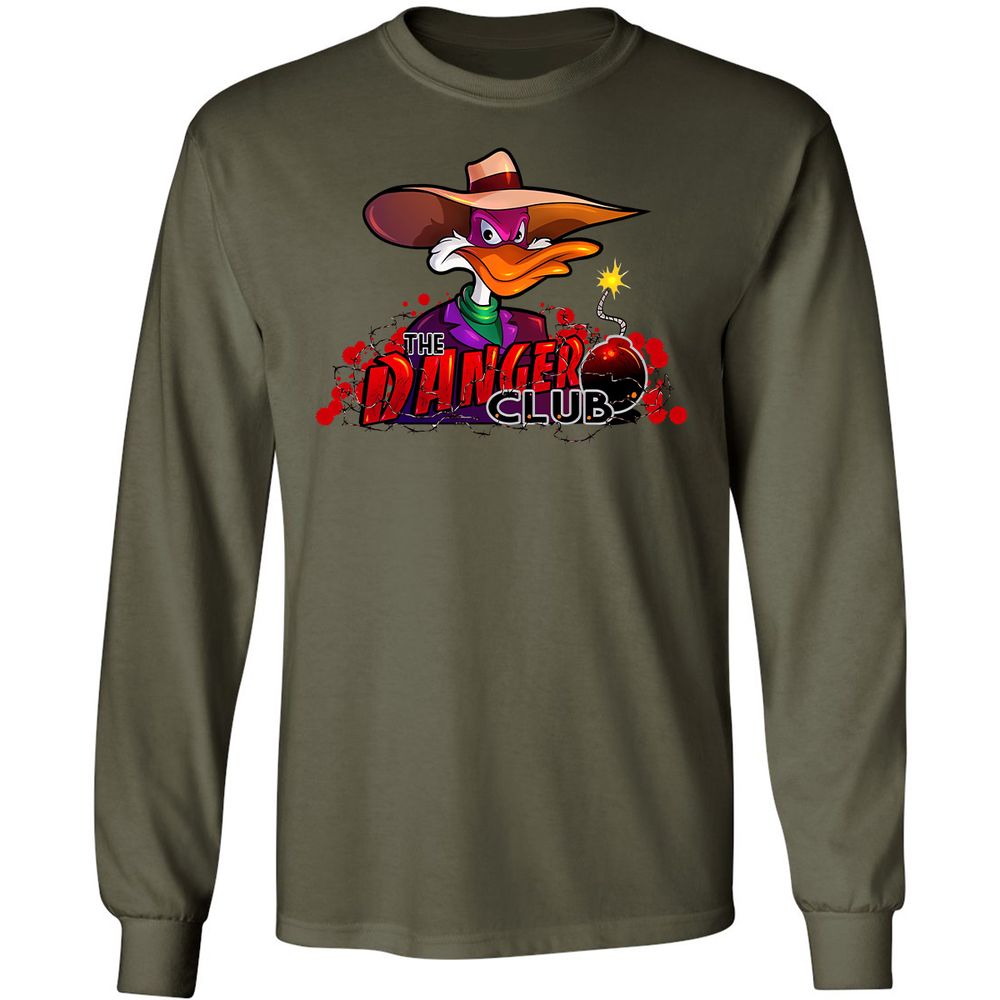 Long Sleeve T-Shirt - 9JGPN9TM - Military Green - 7