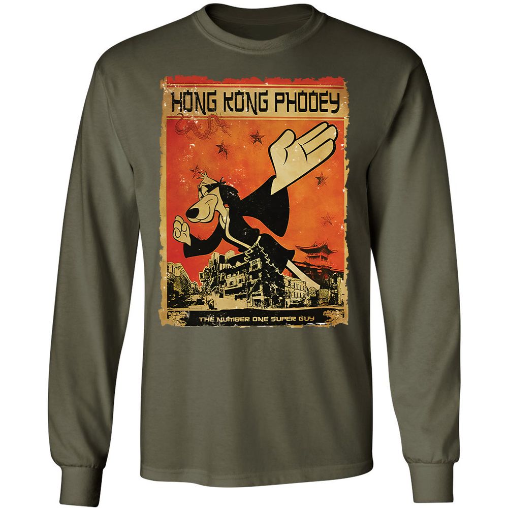 Long Sleeve T-Shirt - 7N71RCBW - Military Green - 7