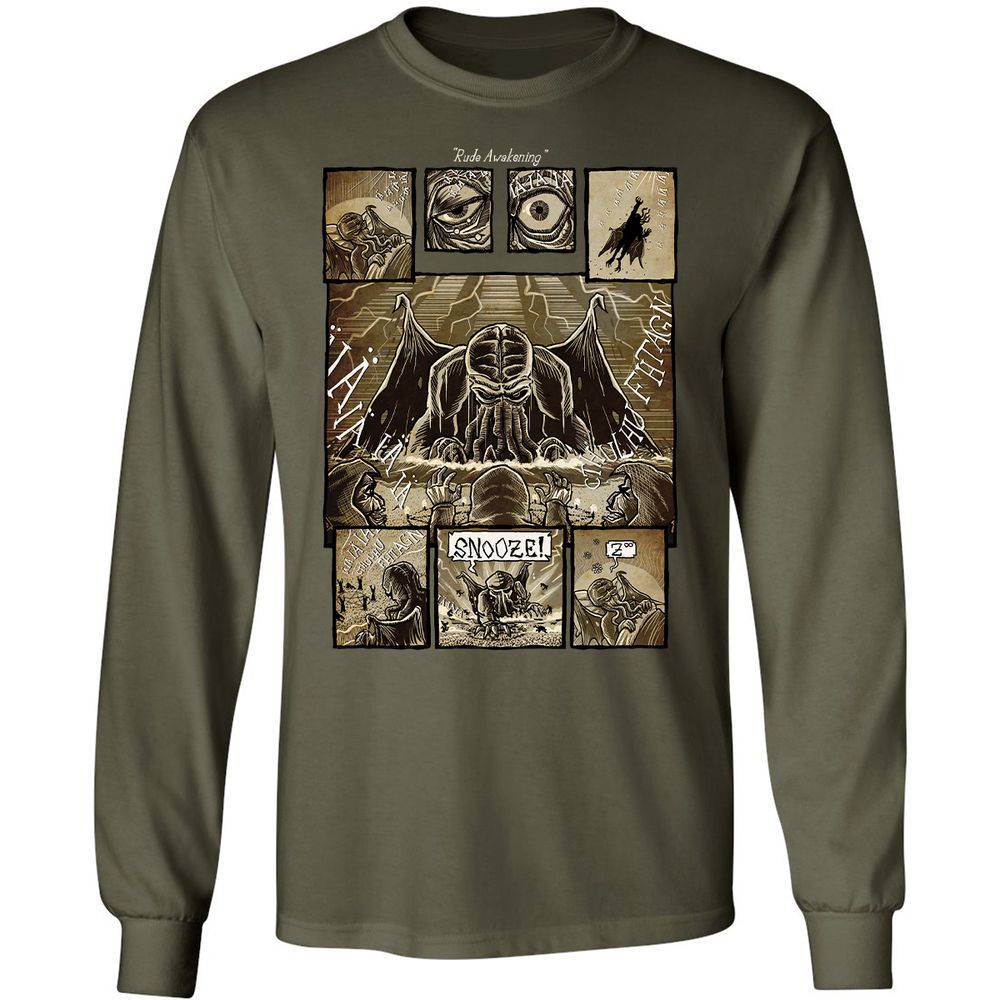 Long Sleeve T-Shirt - BVJVAAY2 - Military Green - 7