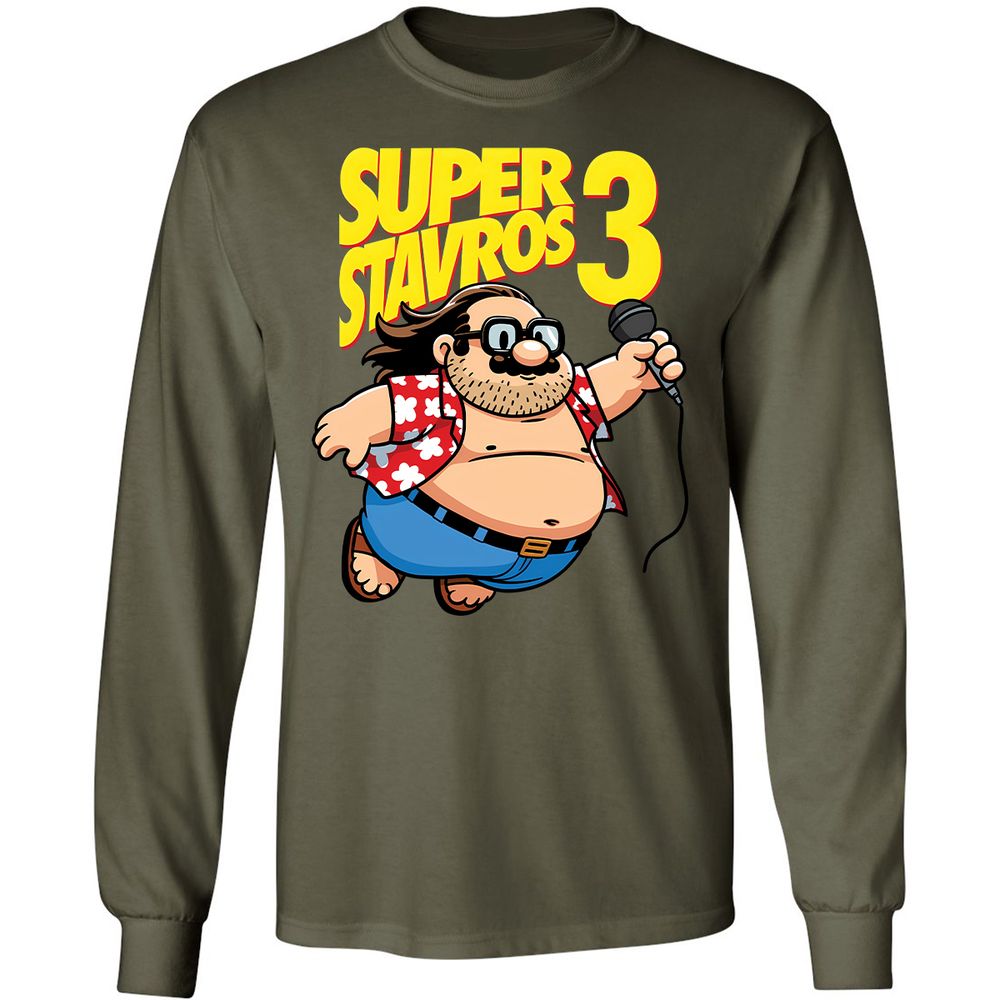 Long Sleeve T-Shirt - 858HAAV3 - Military Green - 7