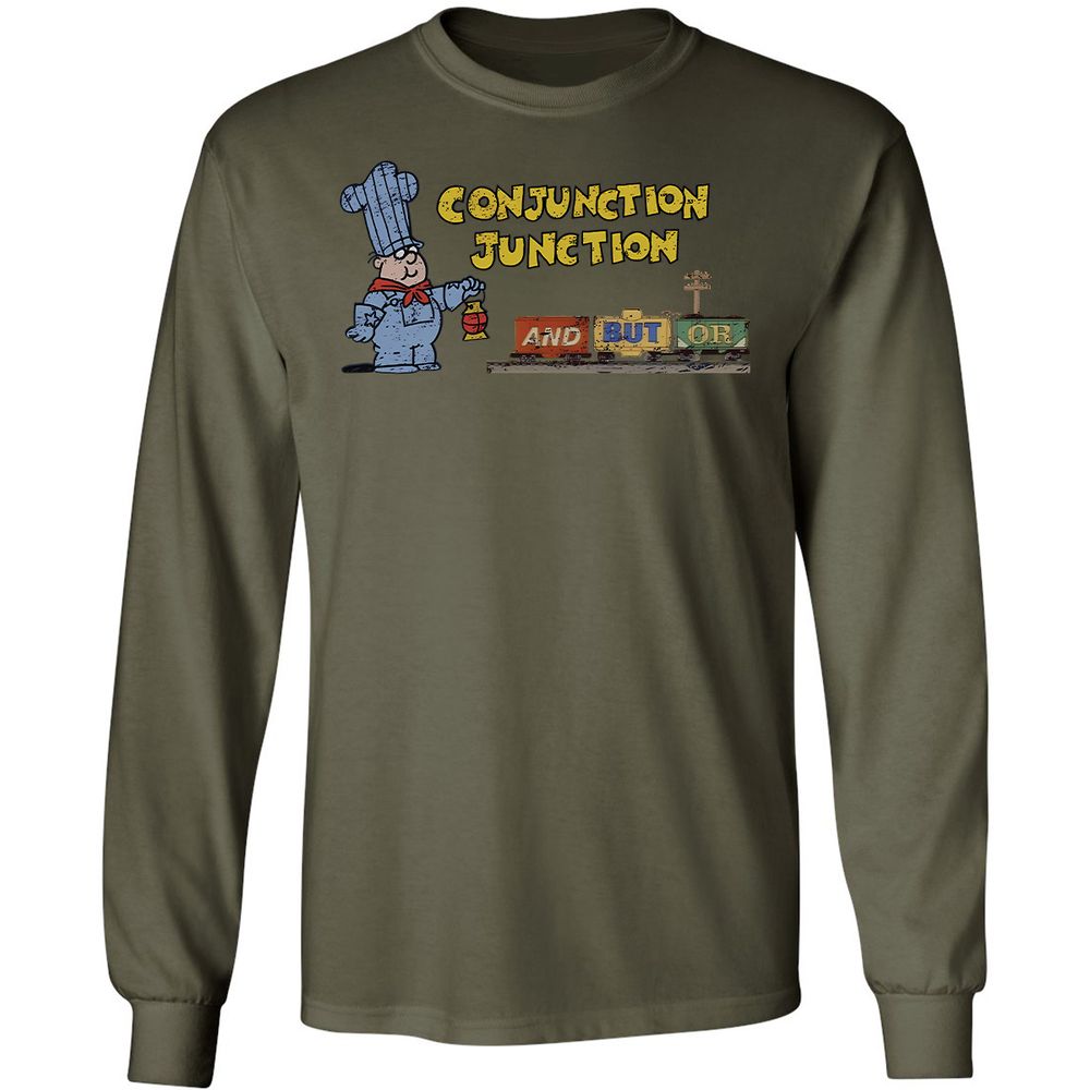 Long Sleeve T-Shirt - QVHULNJN - Military Green - 7