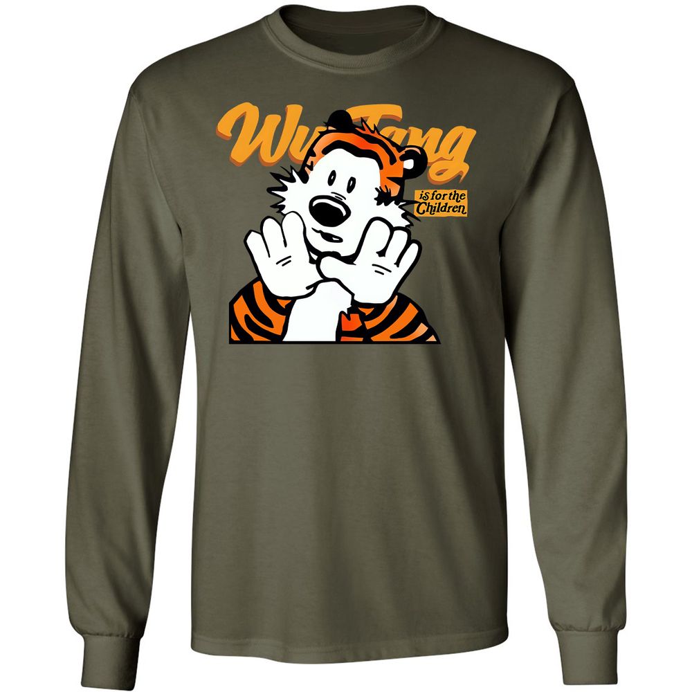Long Sleeve T-Shirt - E1YMA8R9 - Military Green - 7