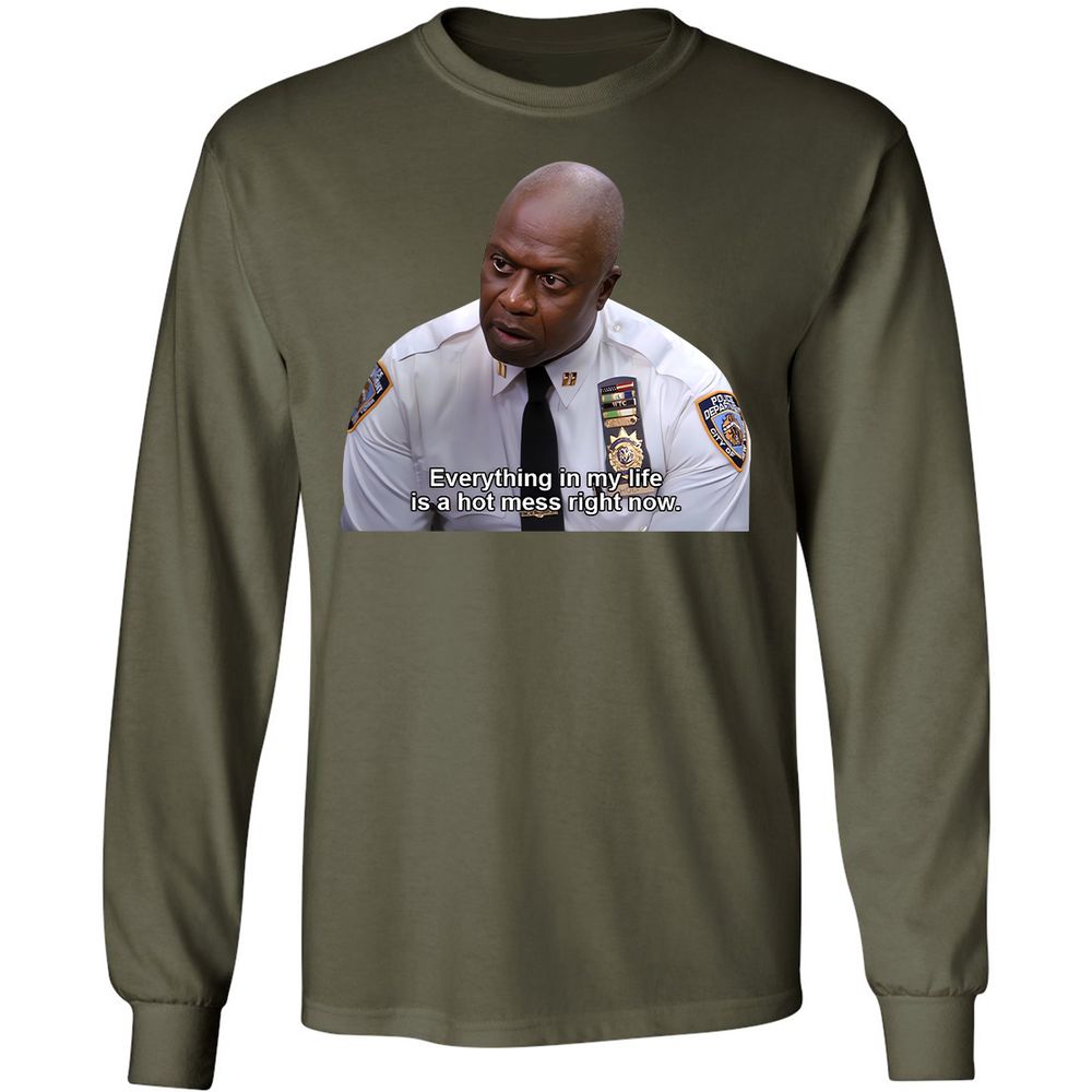 Long Sleeve T-Shirt - 24RYH3TY - Military Green - 7