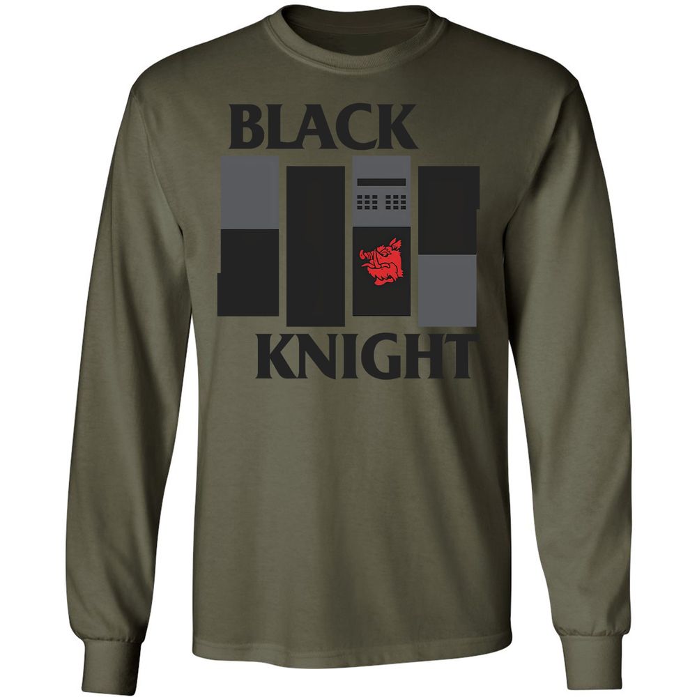 Long Sleeve T-Shirt - U7SQVVH7 - Military Green - 7