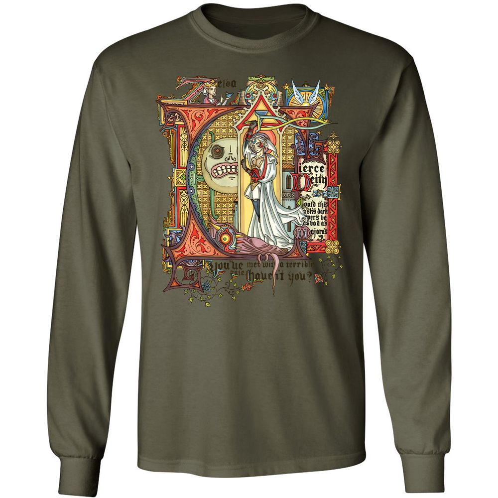 Long Sleeve T-Shirt - E2JKWK4C - Military Green - 7