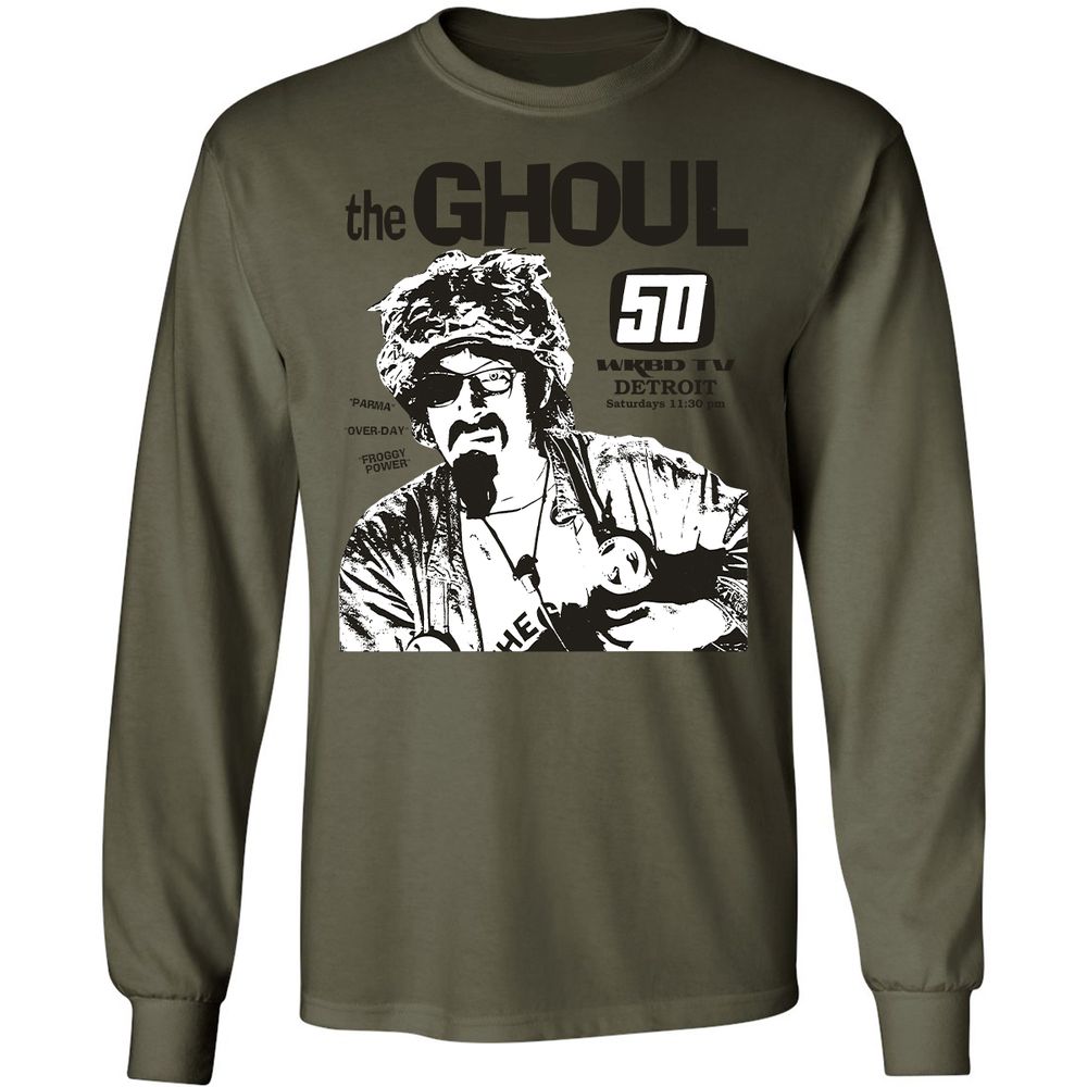 Long Sleeve T-Shirt - UGP4Y62X - Military Green - 7