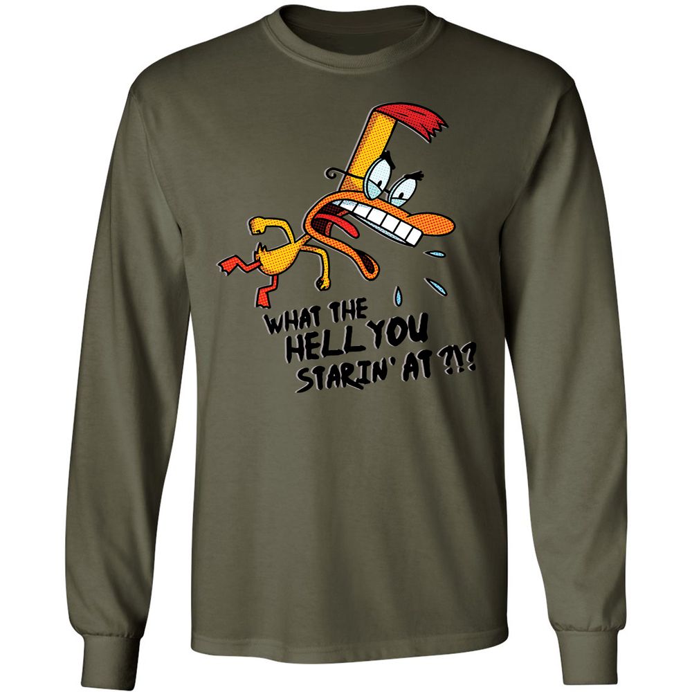 Long Sleeve T-Shirt - E44SDB72 - Military Green - 7