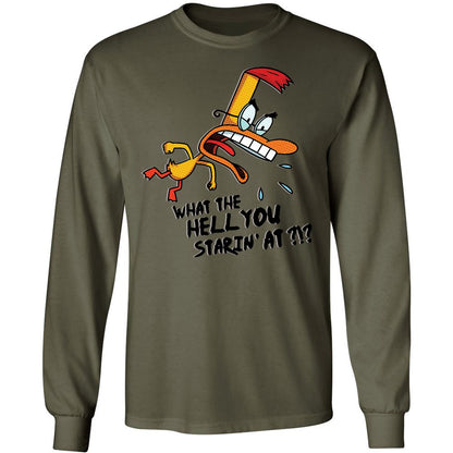Long Sleeve T-Shirt - E44SDB72 - Military Green - 7