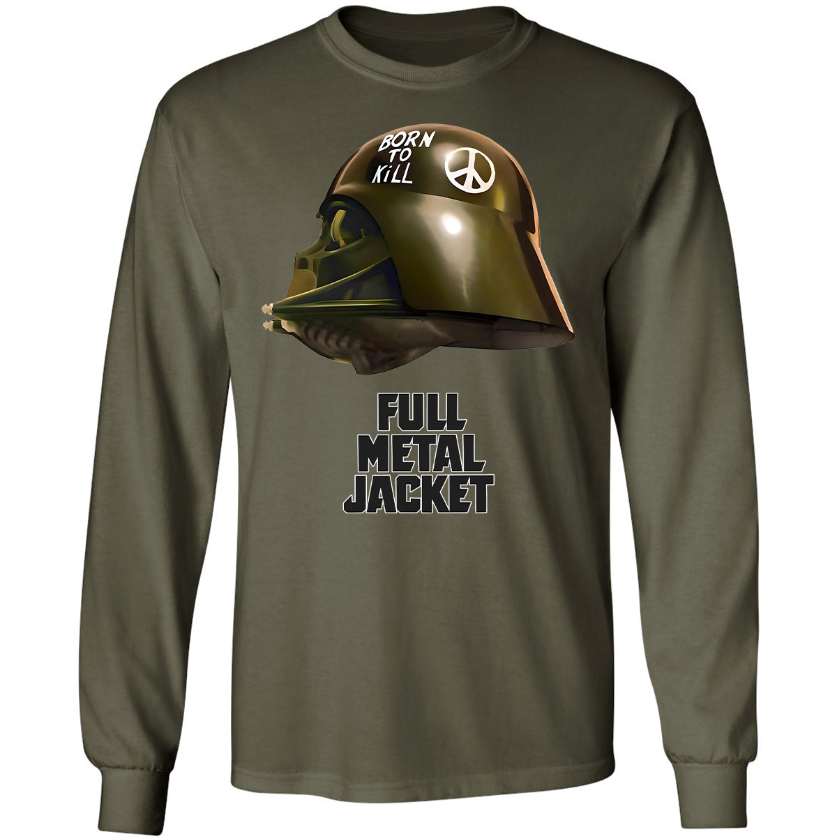 Long Sleeve T-Shirt - VA5GBNJV - Military Green - 7