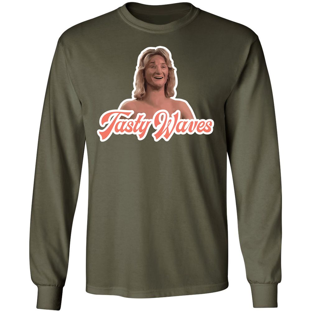 Long Sleeve T-Shirt - 645G7VNJ - Military Green - 7