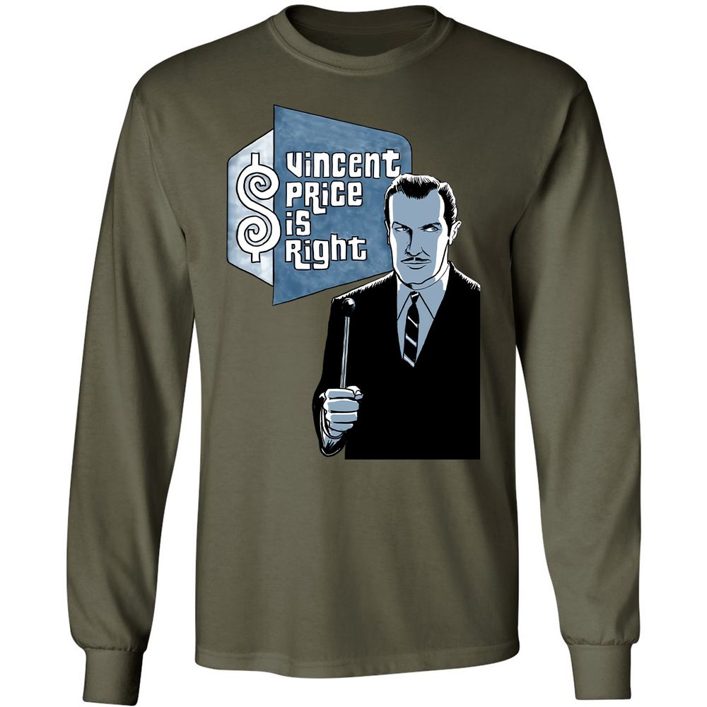 Long Sleeve T-Shirt - KRK8YWXU - Military Green - 7