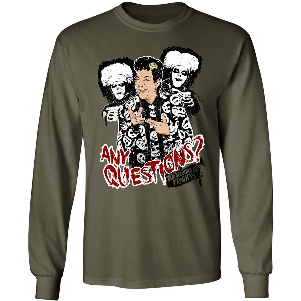 Long Sleeve T-Shirt - G7M4DX7V - Military Green - 7
