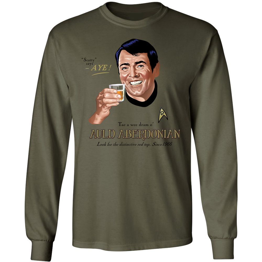 Long Sleeve T-Shirt - CJBU8HSL - Military Green - 7