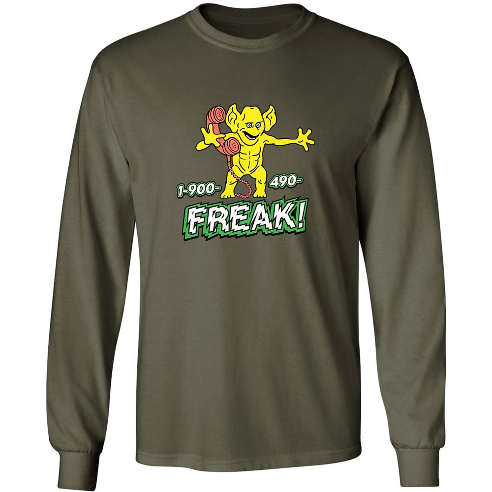 Long Sleeve T-Shirt - 7Z8Z8KL3 - Military Green - 7
