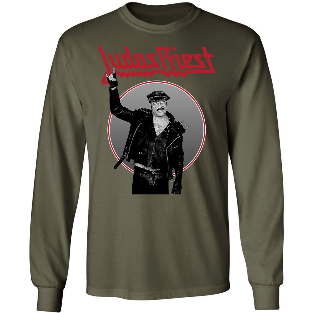 Long Sleeve T-Shirt - XKJ2PYTB - Military Green - 7