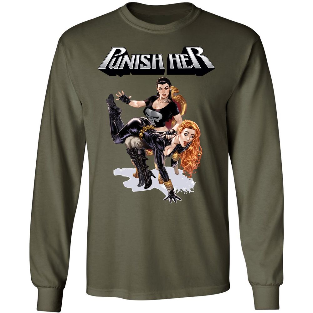 Long Sleeve T-Shirt - ZVTNKTYB - Military Green - 7