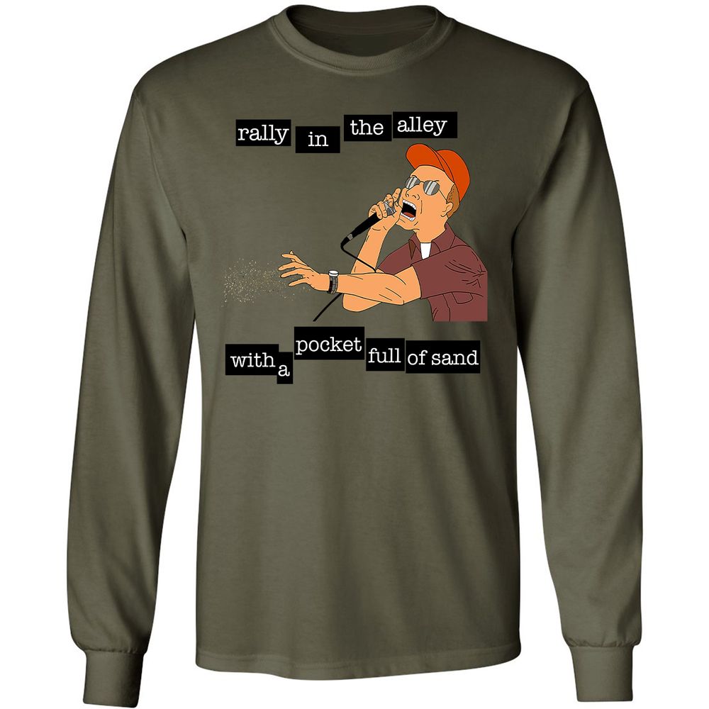 Long Sleeve T-Shirt - 8SQWV7WS - Military Green - 7