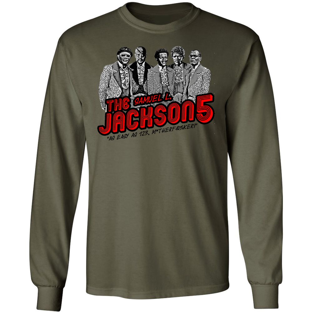 Long Sleeve T-Shirt - GXJSESKK - Military Green - 7