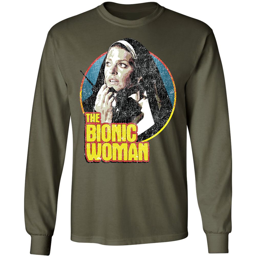 Long Sleeve T-Shirt - 1TWFDKDV - Military Green - 7