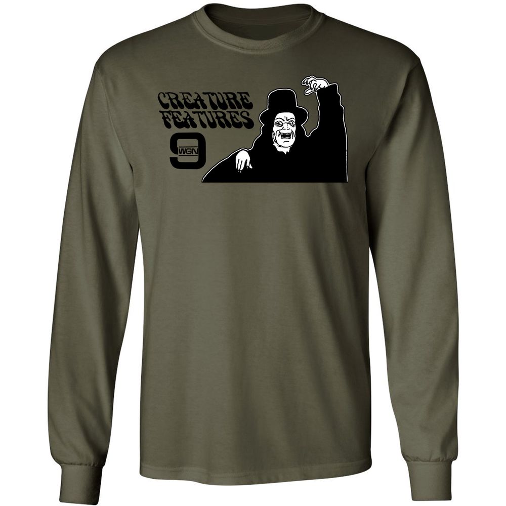 Long Sleeve T-Shirt - R4Y74PCW - Military Green - 7