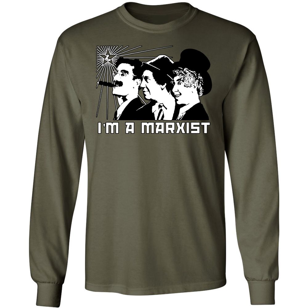 Long Sleeve T-Shirt - 3W5QLXPH - Military Green - 7