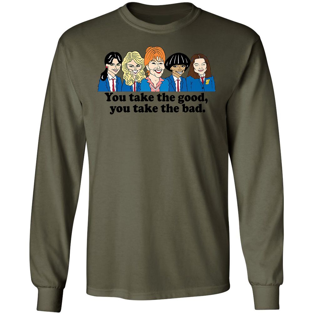 Long Sleeve T-Shirt - VQXLEVK9 - Military Green - 7
