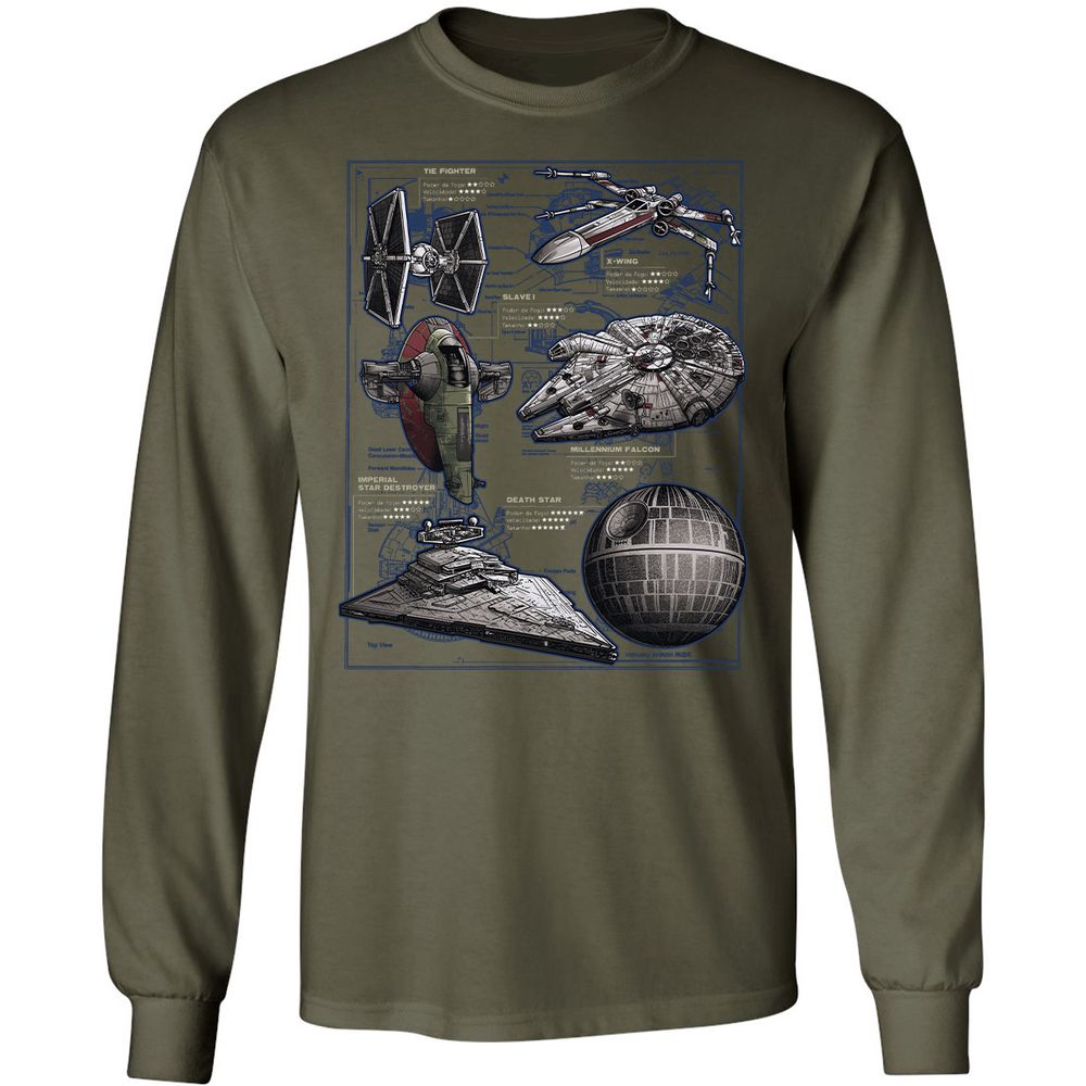 Long Sleeve T-Shirt - C9HYLYR7 - Military Green - 7