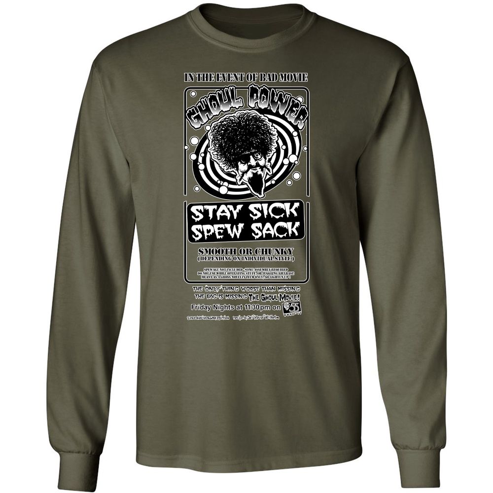 Long Sleeve T-Shirt - BGS316CM - Military Green - 7