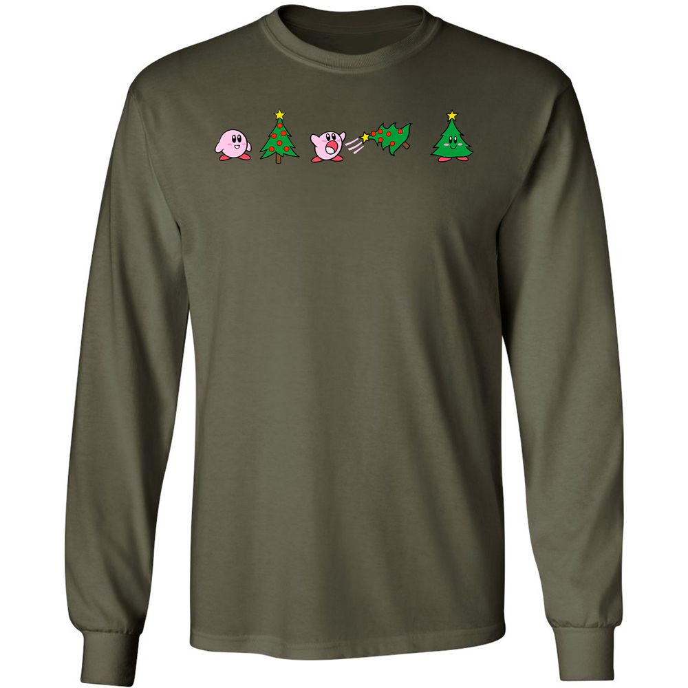 Long Sleeve T-Shirt - 5A6JC55F - Military Green - 7
